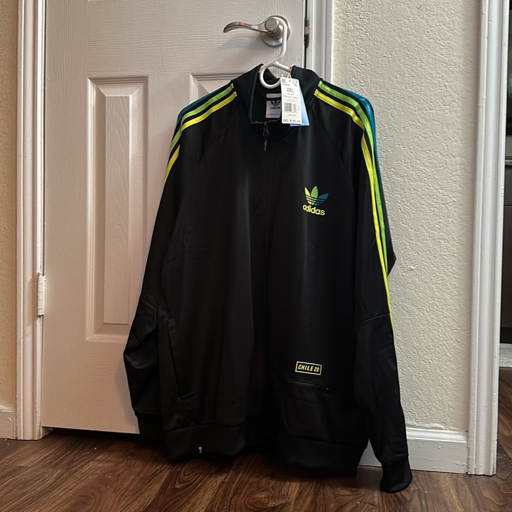 ADIDAS CHILE 20 HOLOGRAPHIC JACKET NWT // MENS / XXL